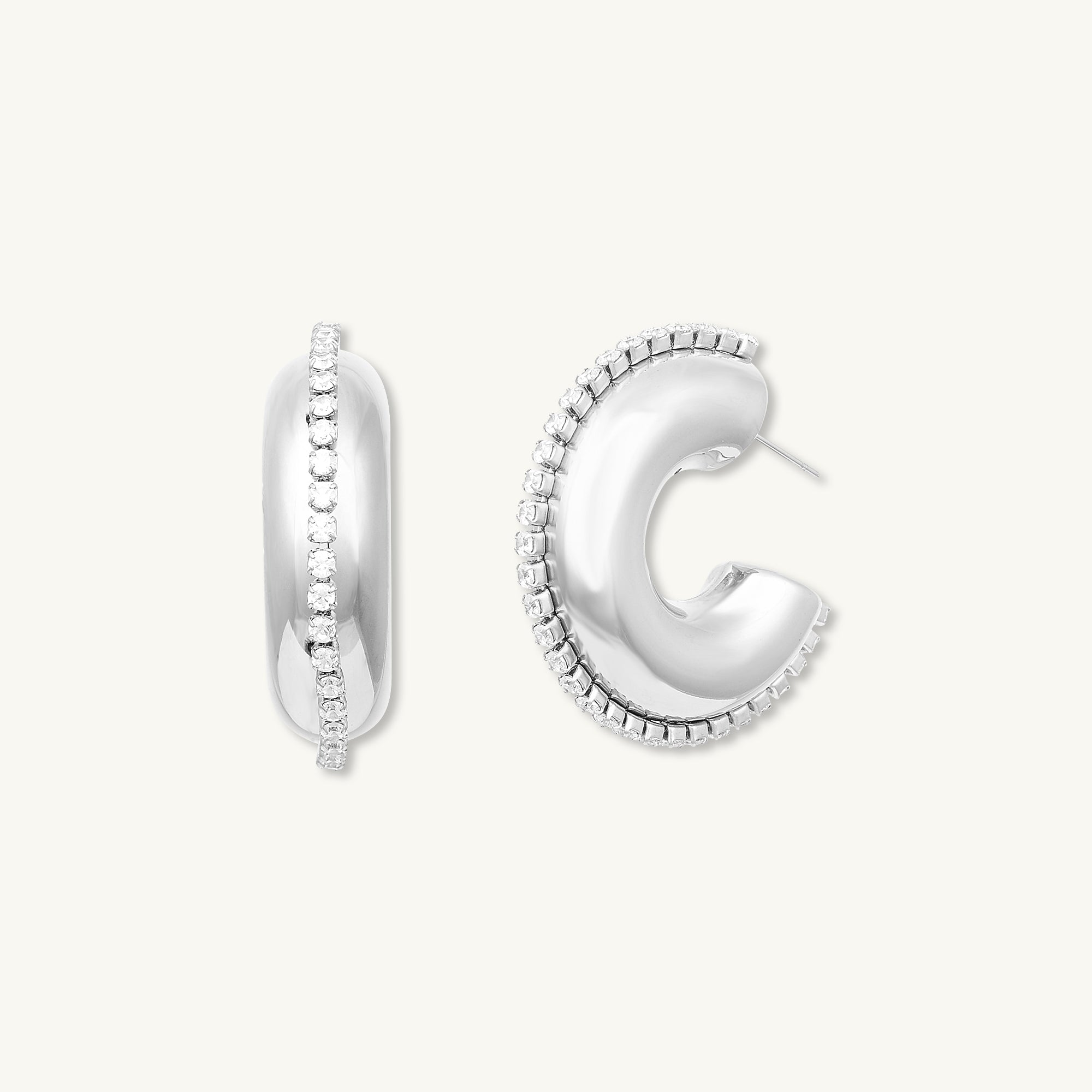 Emery Statement Hoop Earrings - Camile & Stone