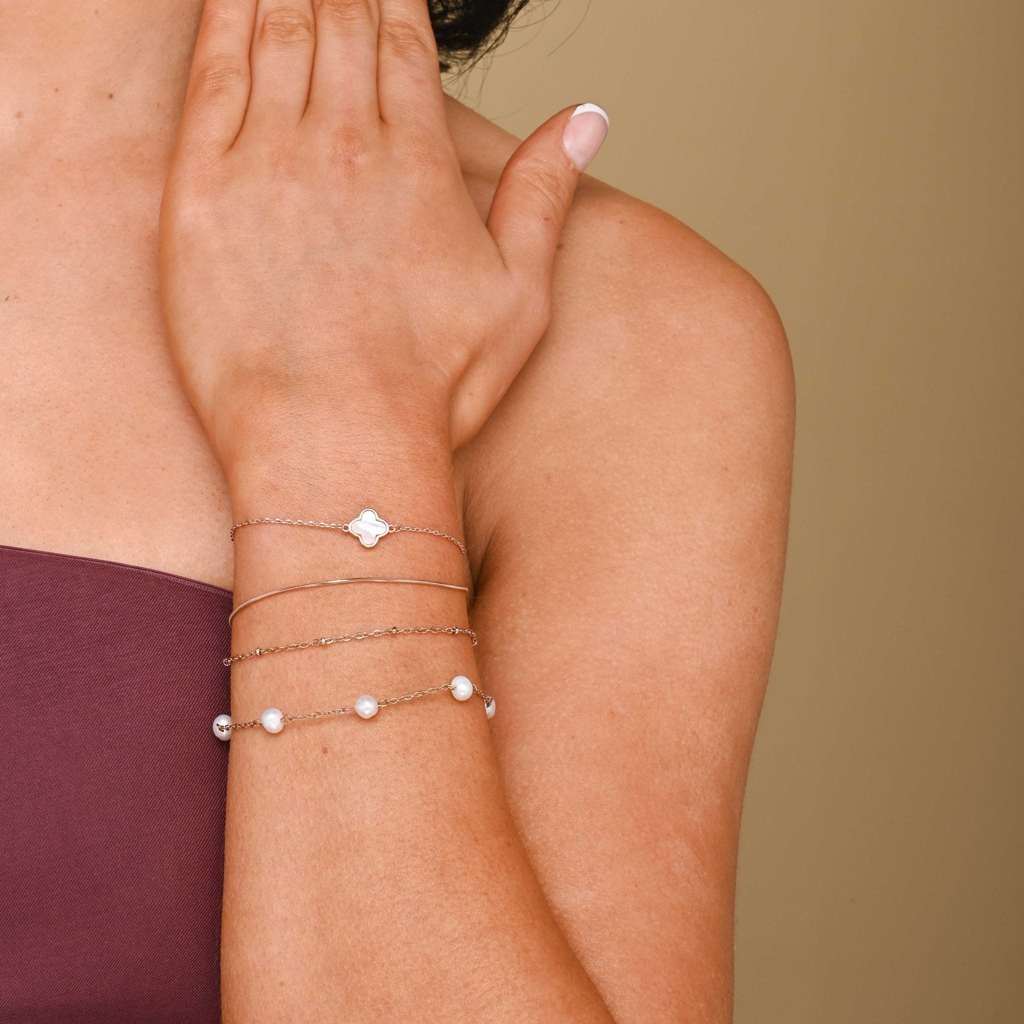 Freshwater Pearl Station Bracelet - Camile & Stone