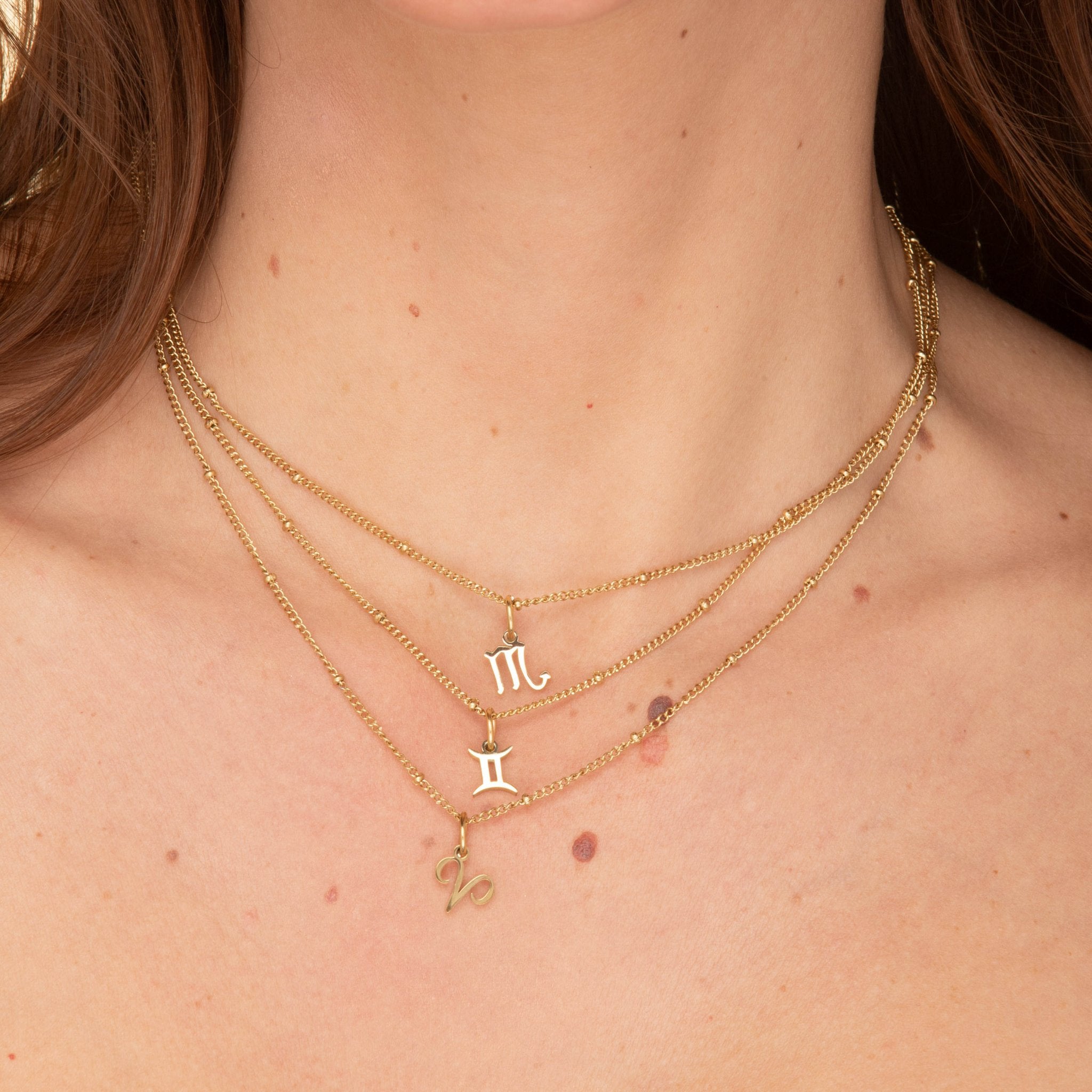 Gemini Pendant Zodiac Star Sign Necklace - Camile & Stone