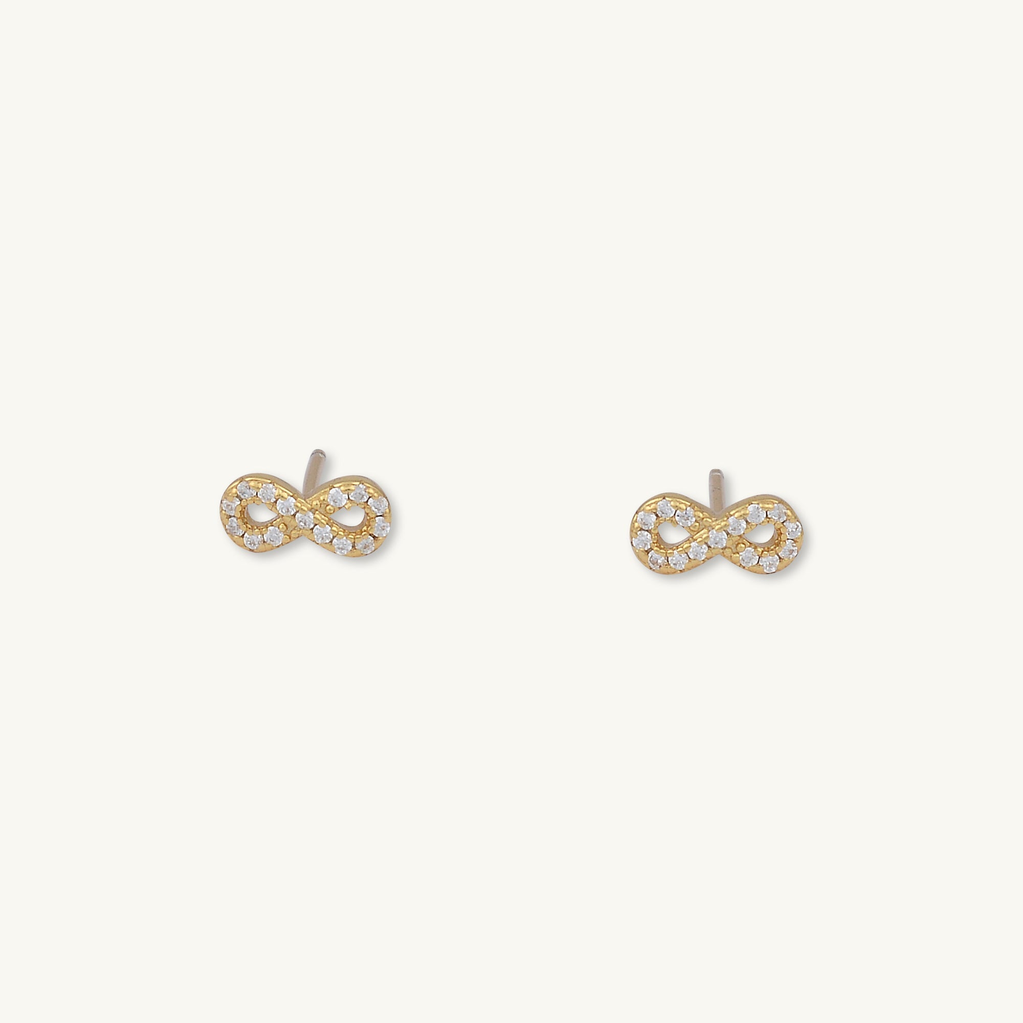 Infinity Sapphire Stud Earrings - Camile & Stone
