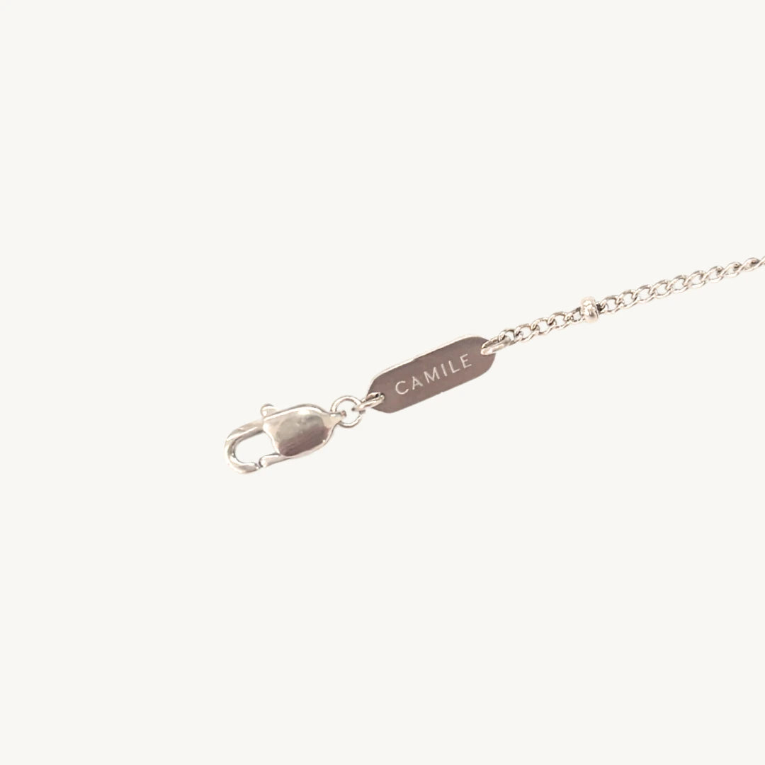 North Star Rectangular Photo Locket Necklace