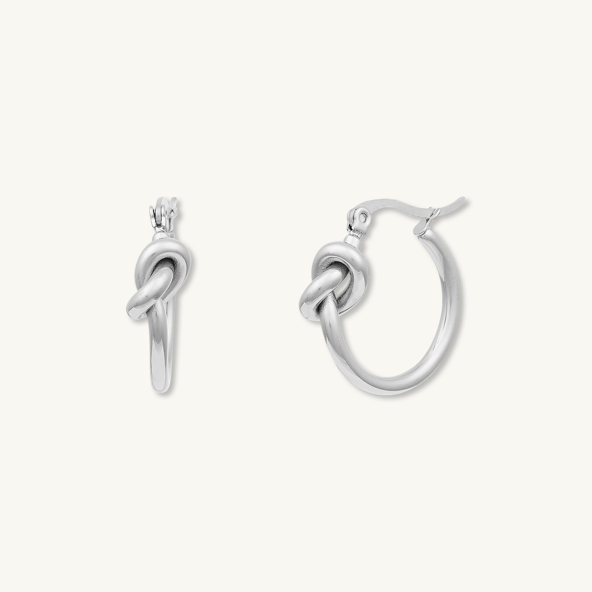 Love Knot Hoop Earrings