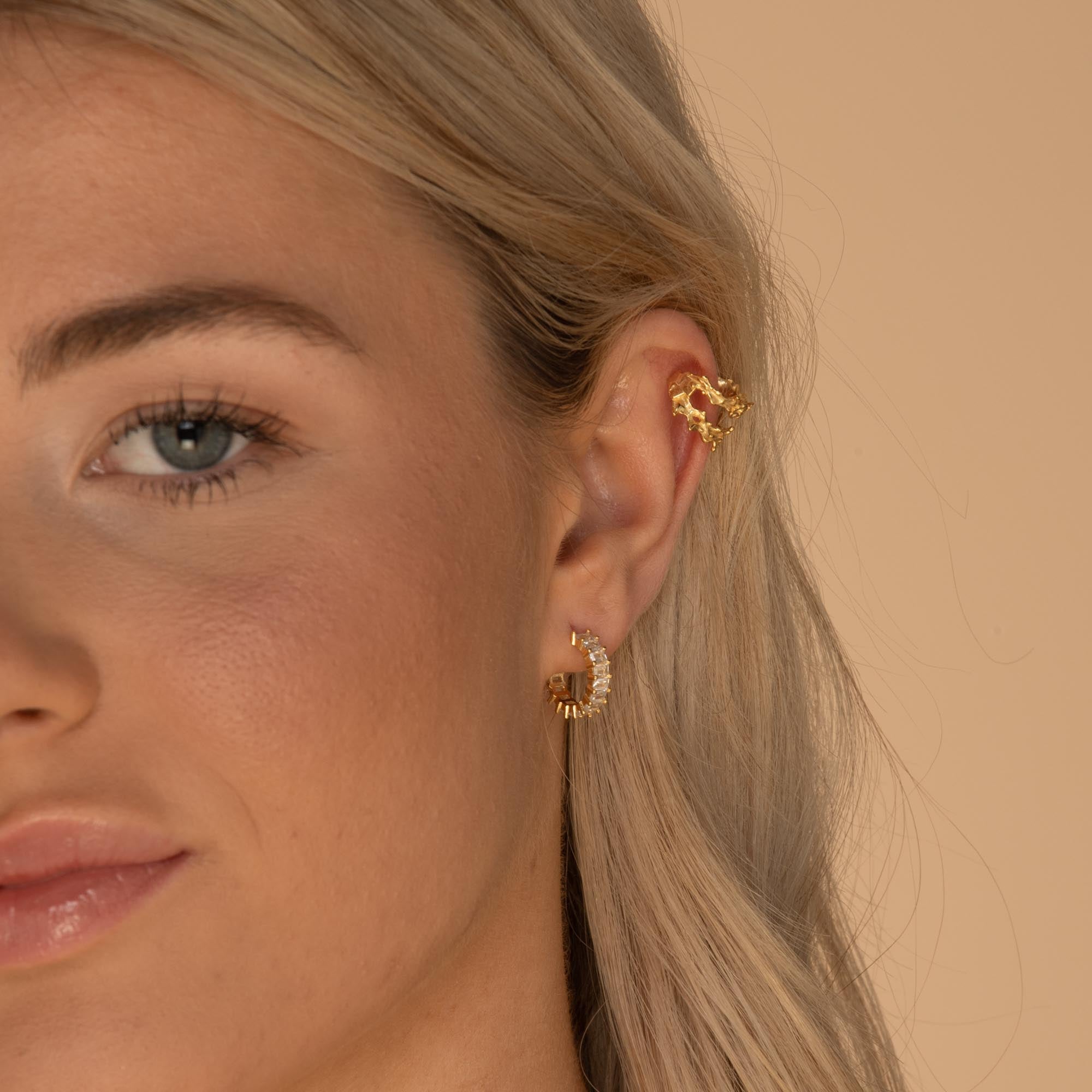 Molten Single Cuff Earring - Camile & Stone