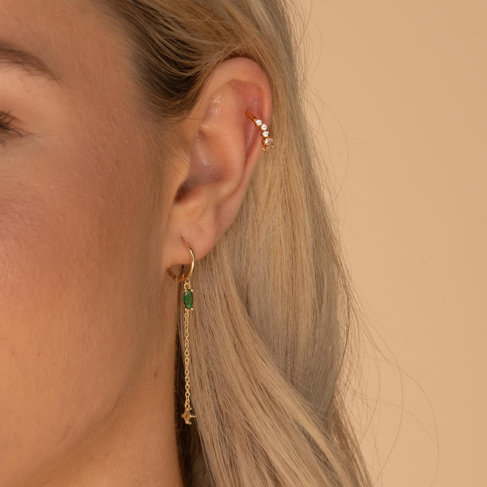 Multi Sapphire Ear Cuff - Camile & Stone