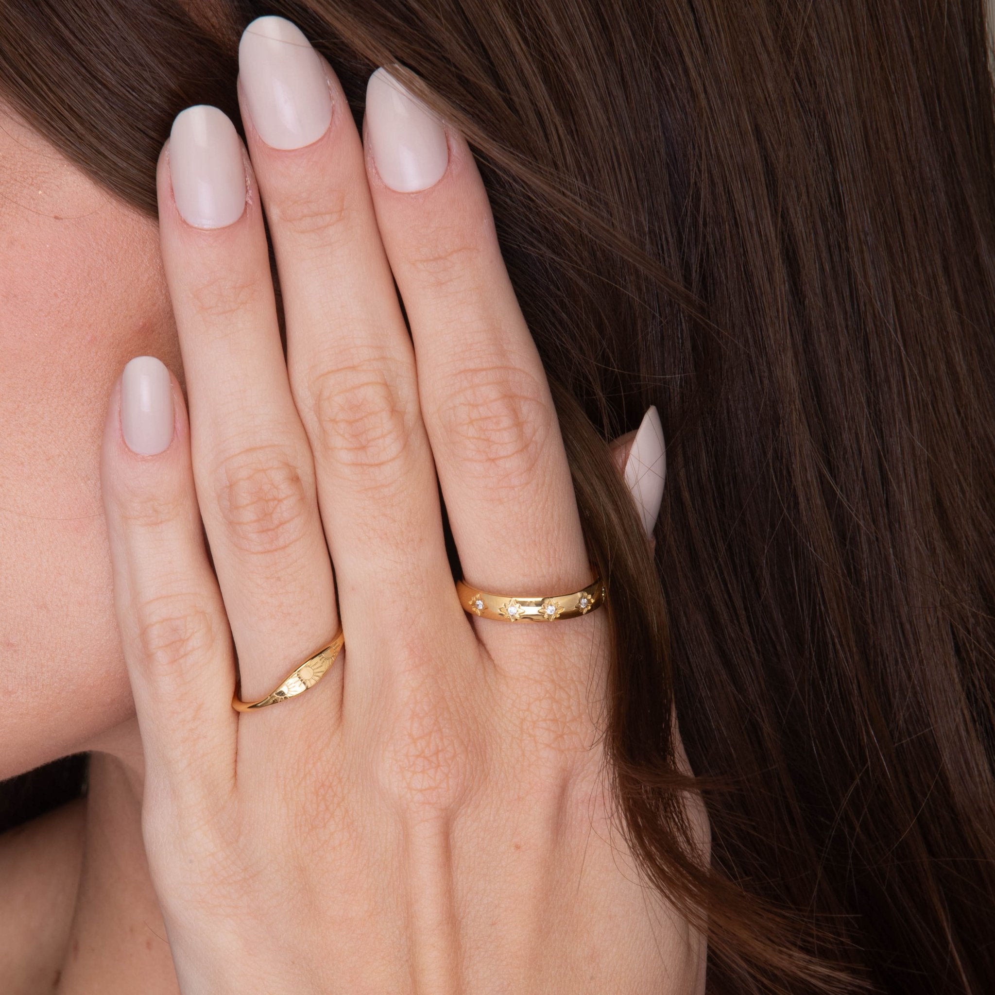 North Star Sapphire Station Ring - Camile & Stone