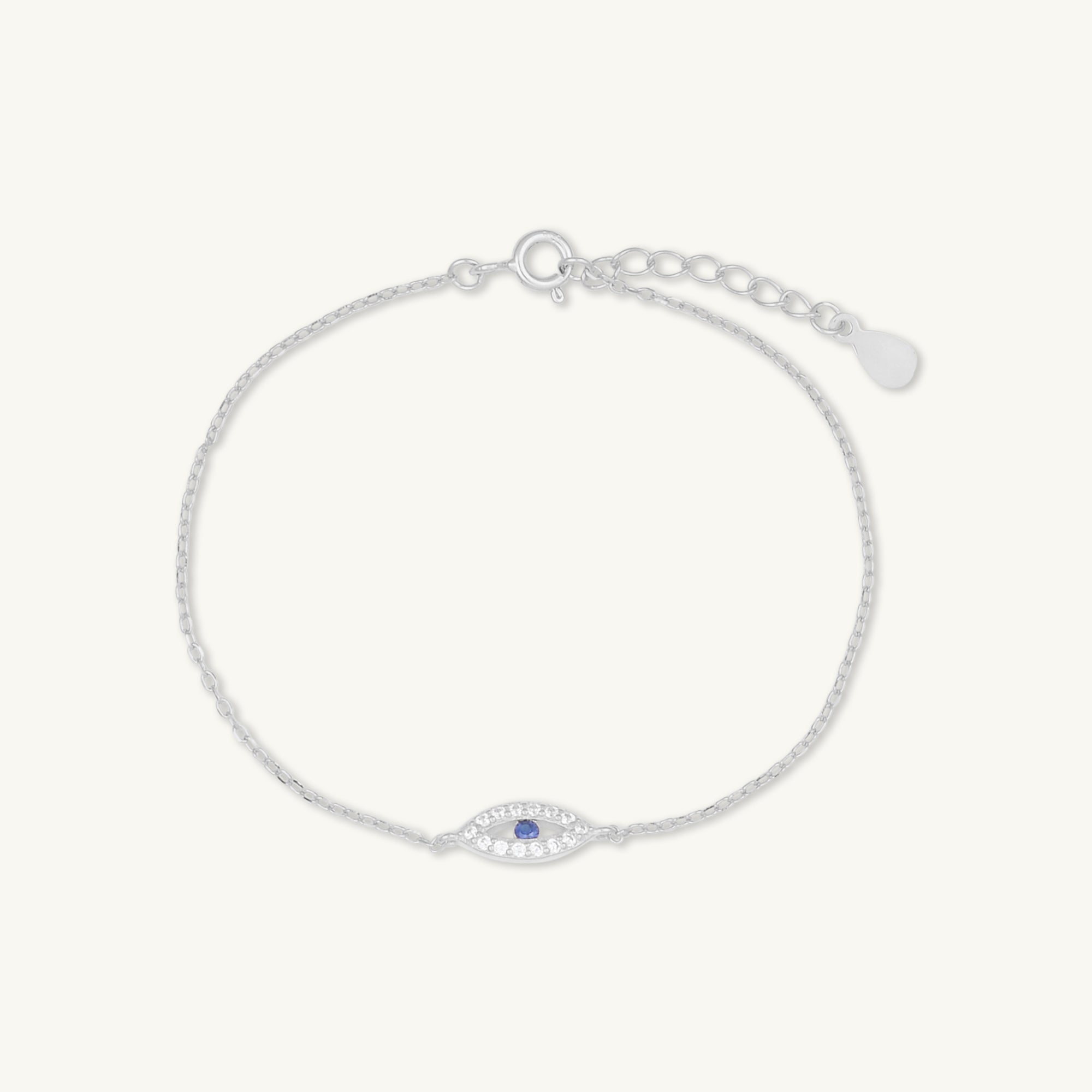 Open Evil Eve Chain Bracelet - Camile & Stone