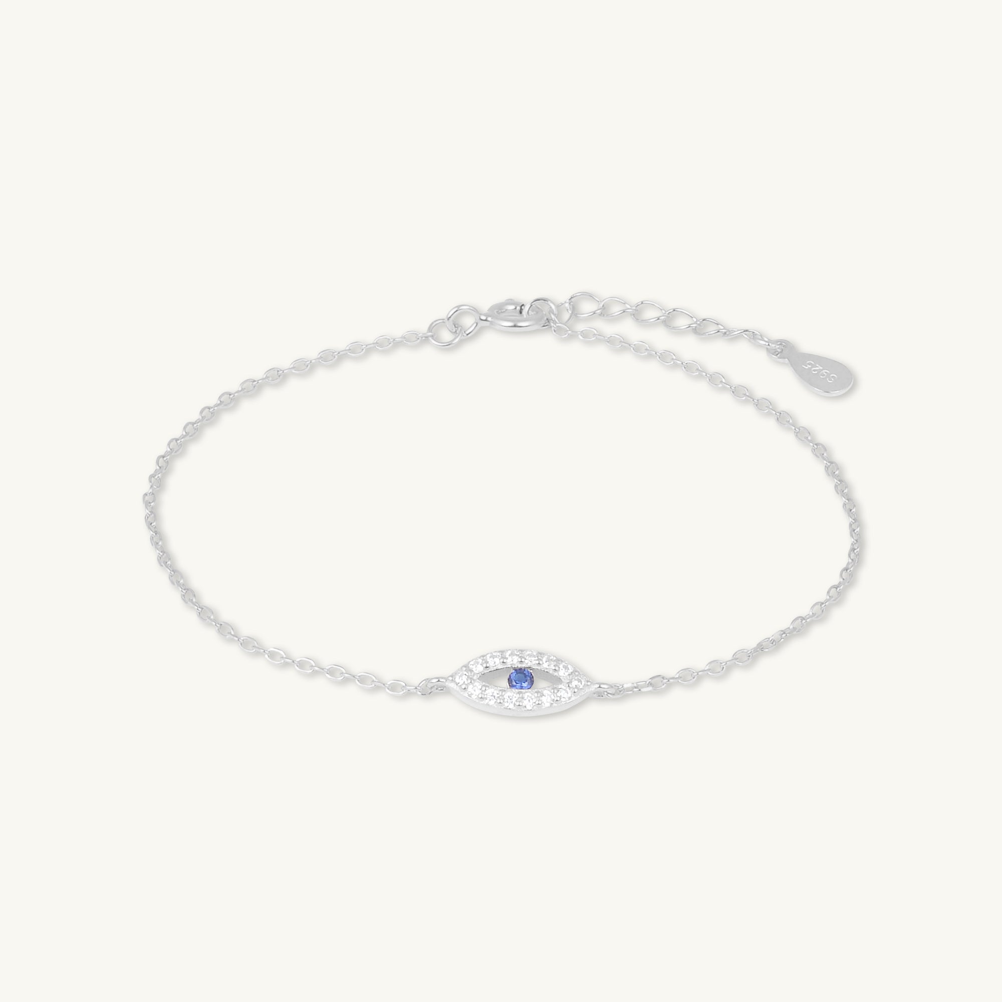 Open Evil Eve Chain Bracelet - Camile & Stone