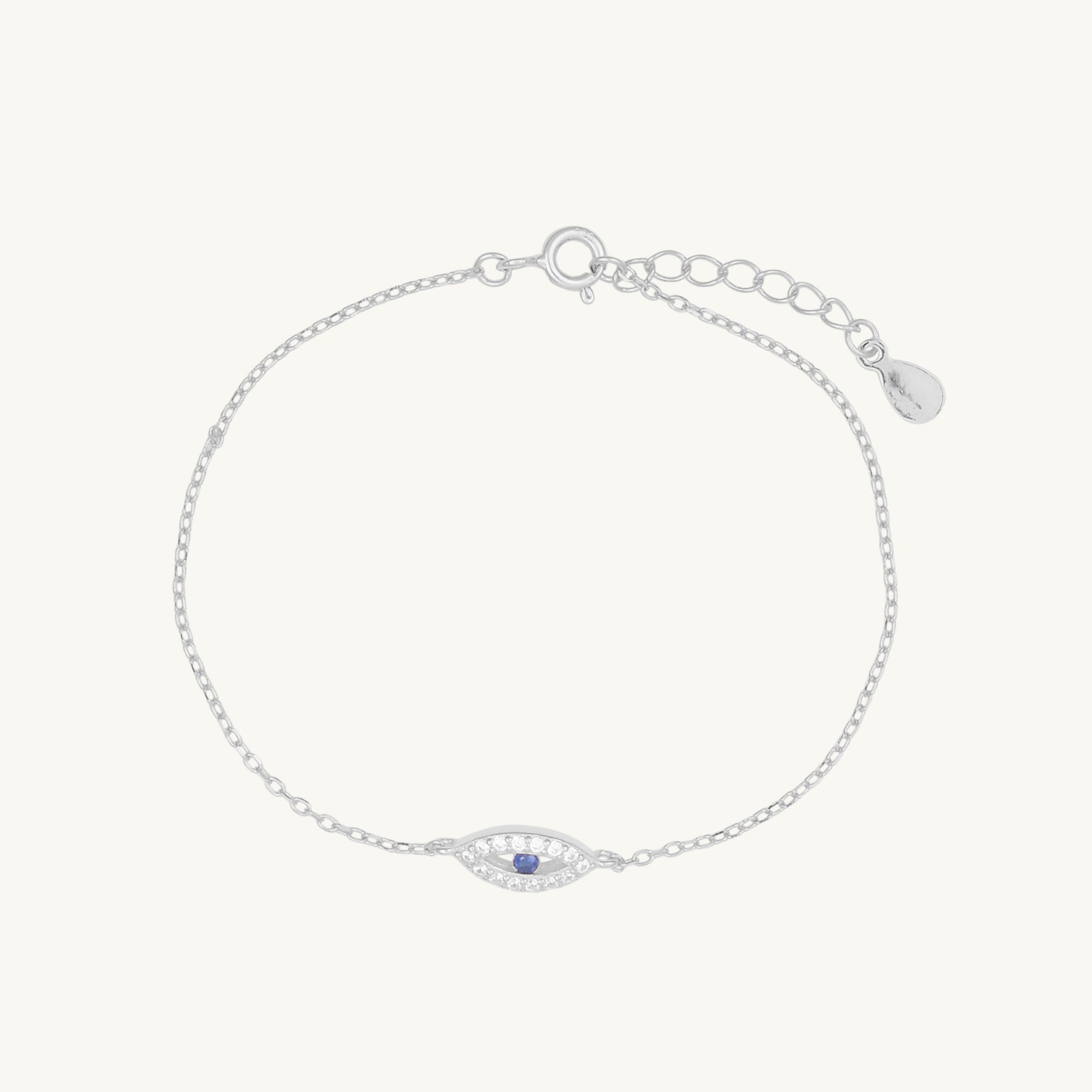 Open Evil Eve Chain Bracelet - Camile & Stone