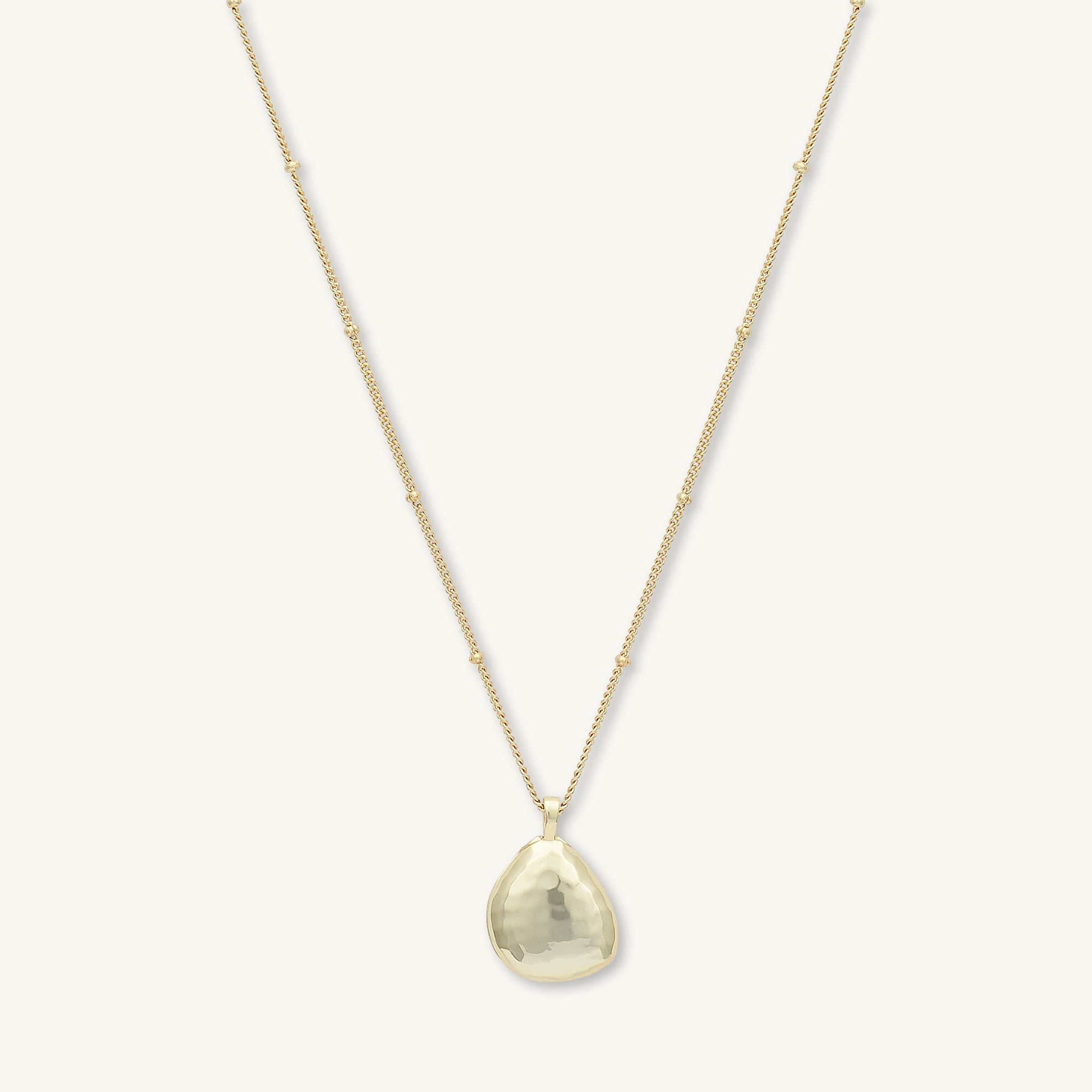 Oval Molten Photo Locket Necklace - Camile & Stone