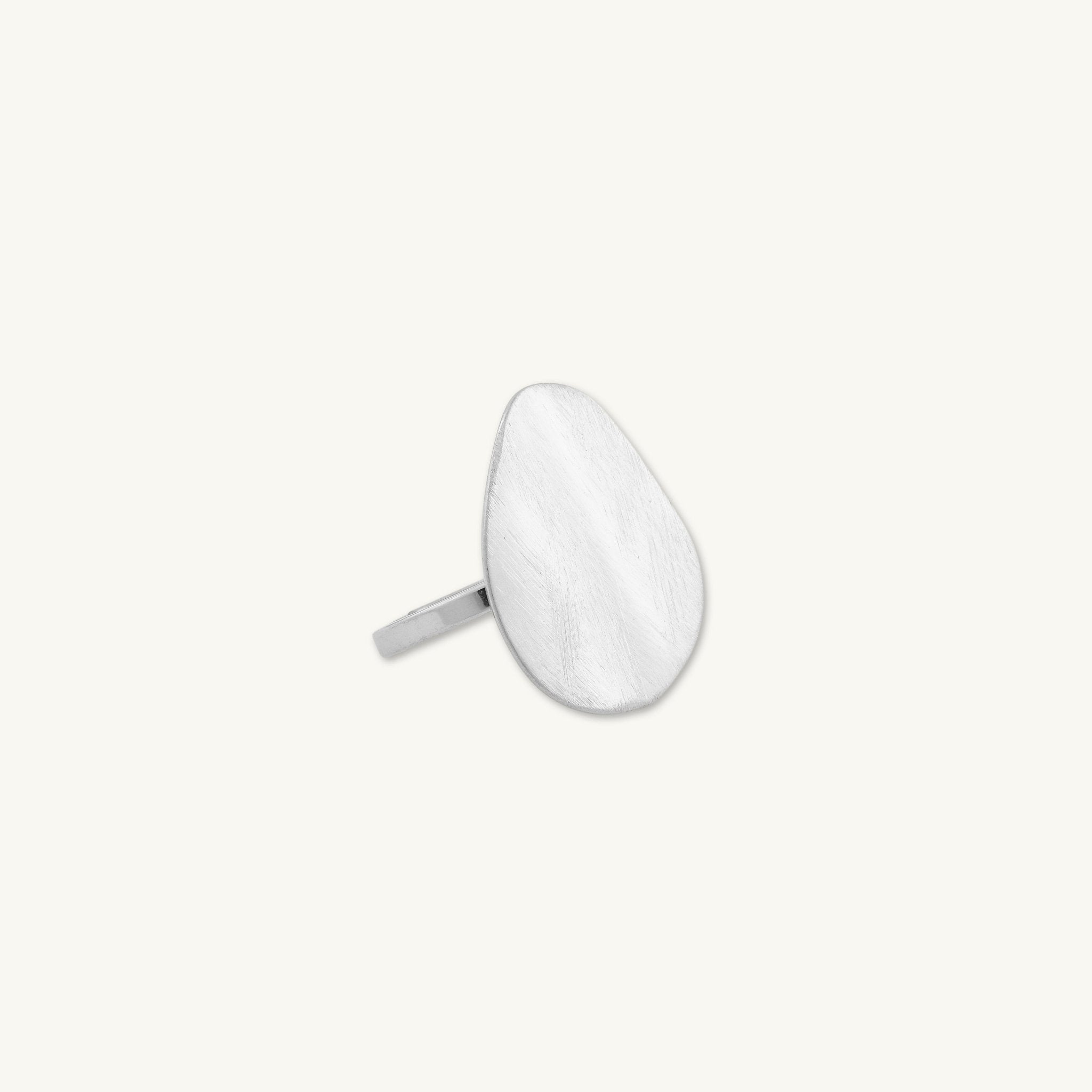 Pebble Textured Open Ring - Camile & Stone