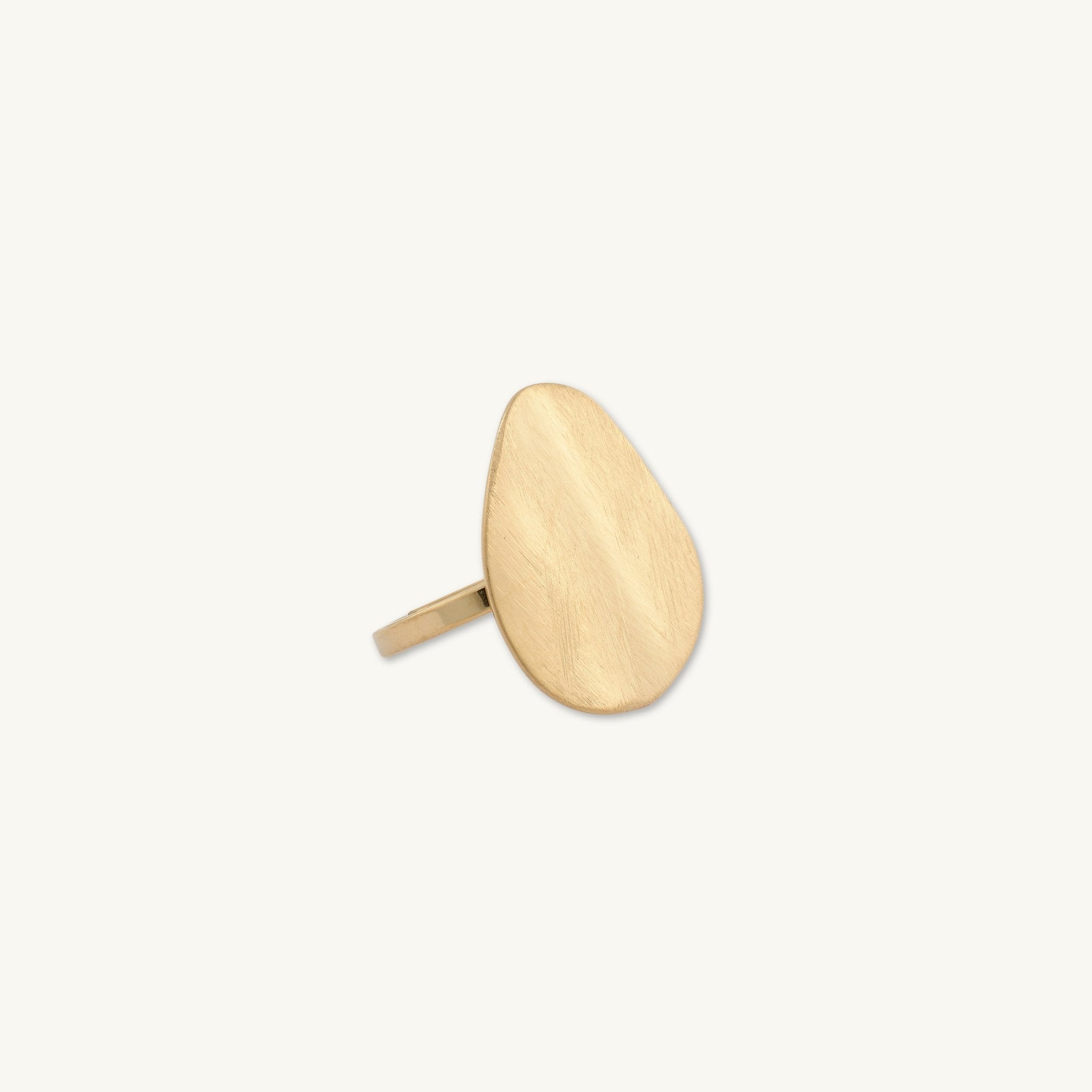 Pebble Textured Open Ring - Camile & Stone