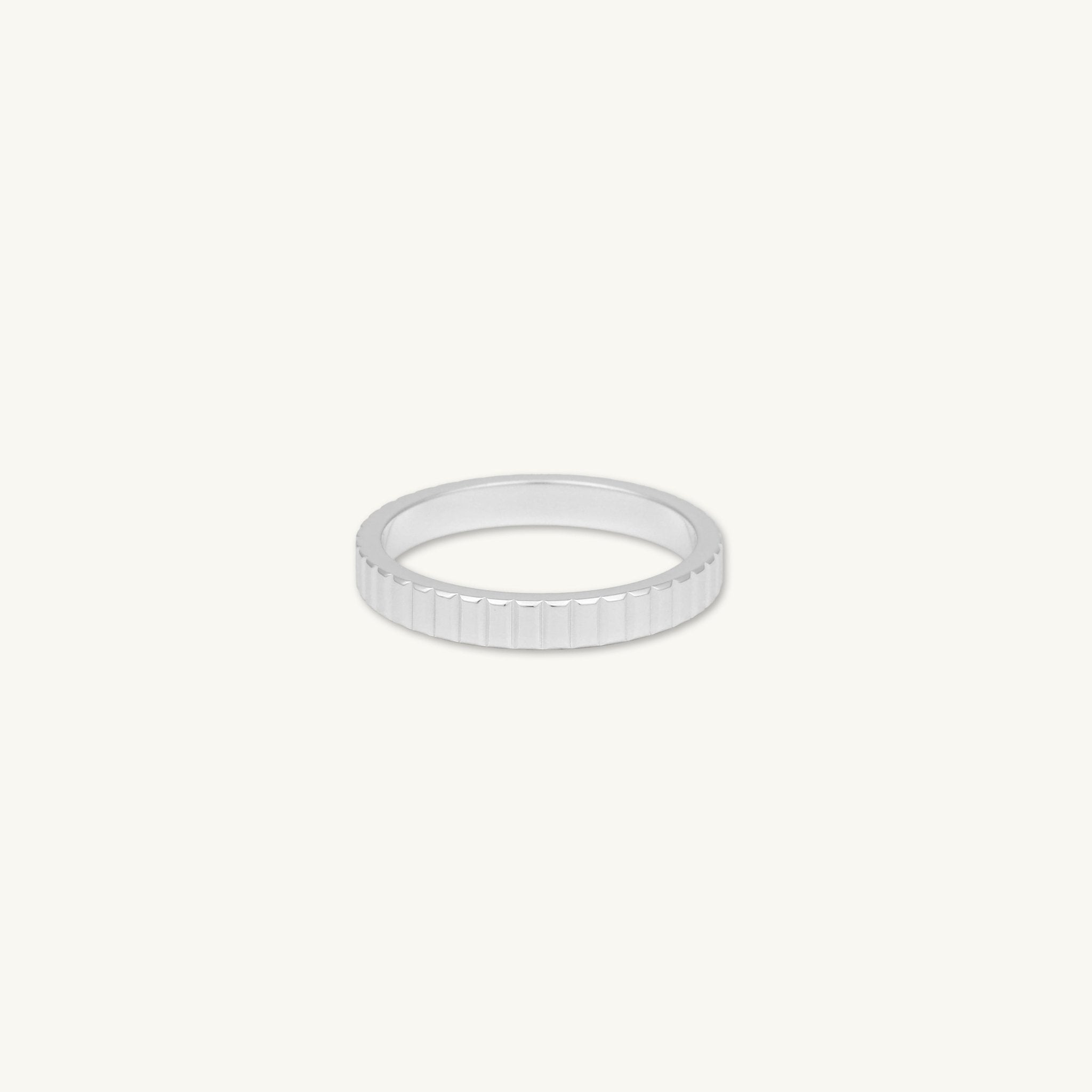 Ridge Stacker Ring - Camile & Stone