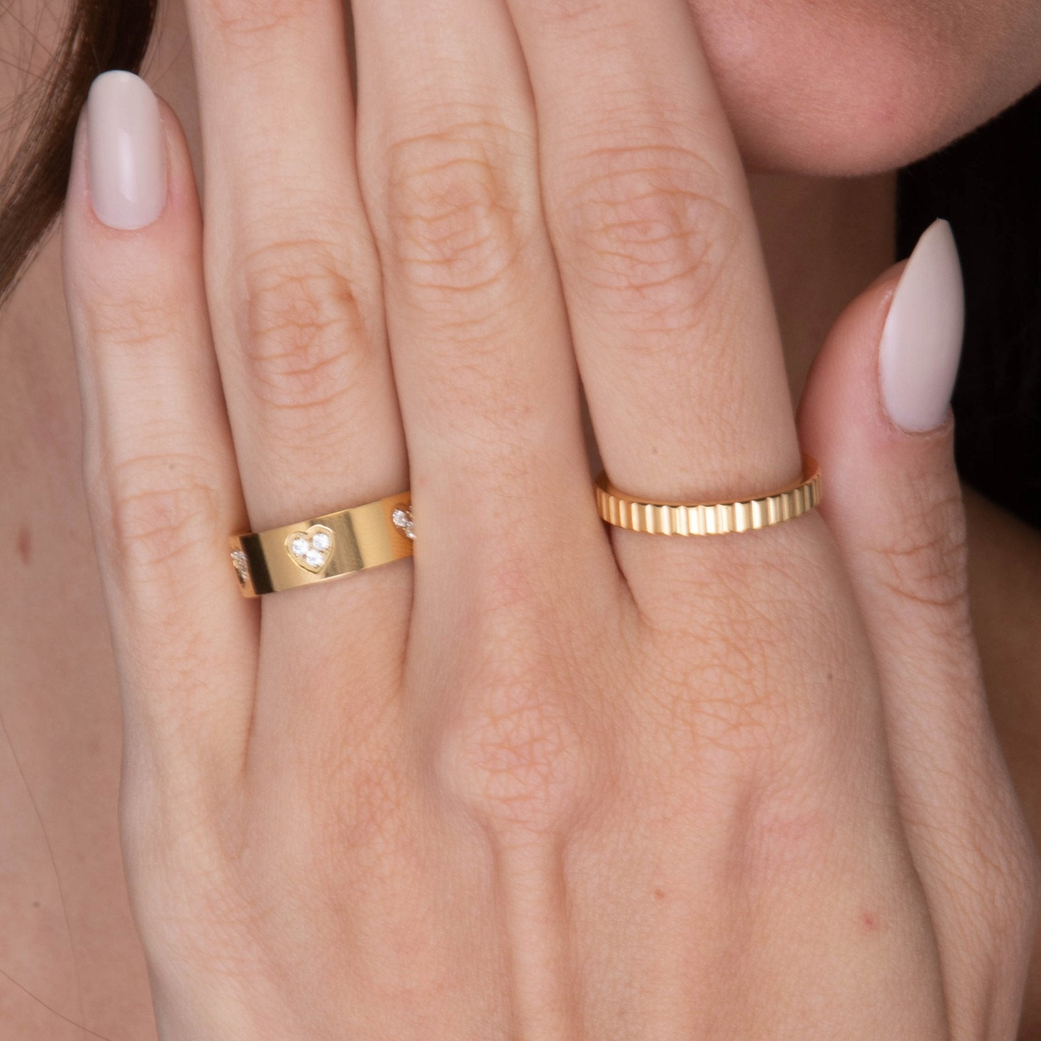 Ridge Stacker Ring - Camile & Stone