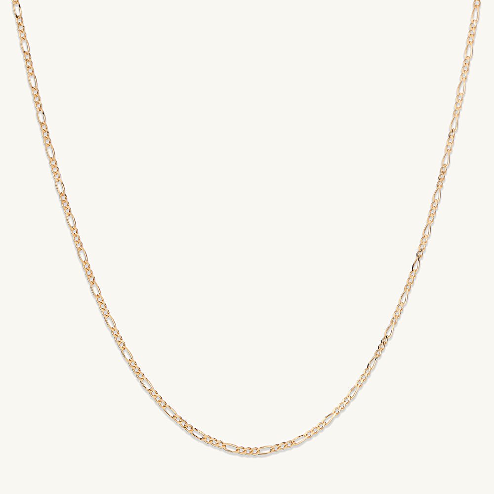 Gold Figaro Chain Affordable Mens Gold Chains Slim Figaro Chain