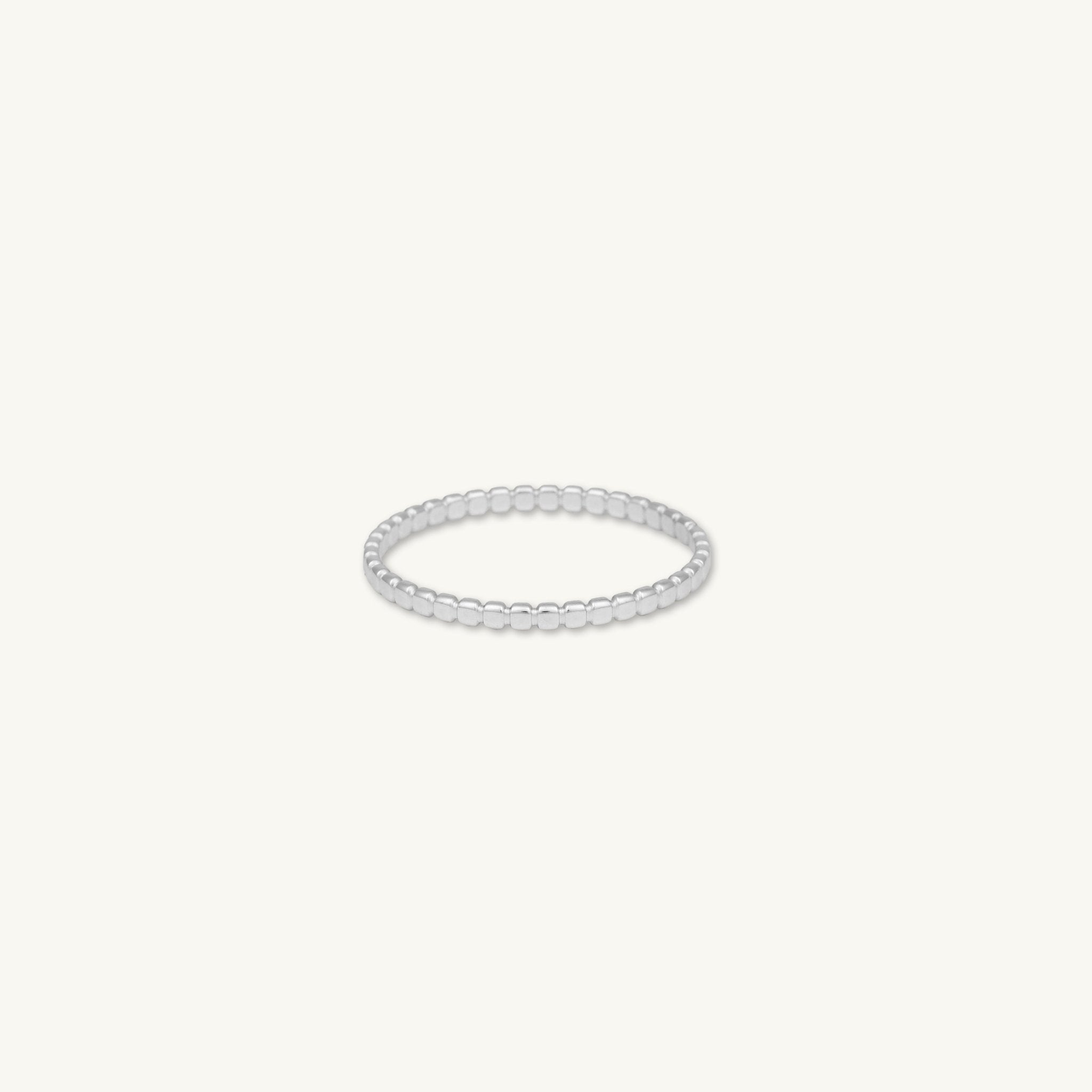 Thin Square Stacker Ring - Camile & Stone