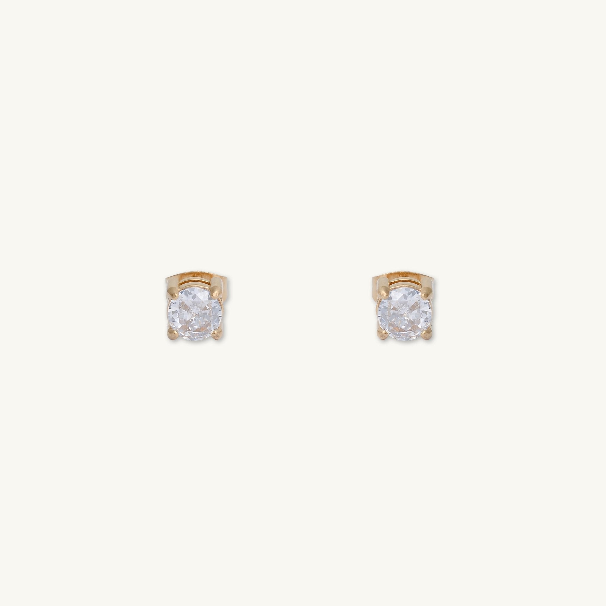 Unisex Classic Sapphire Stud Earrings - Camile & Stone