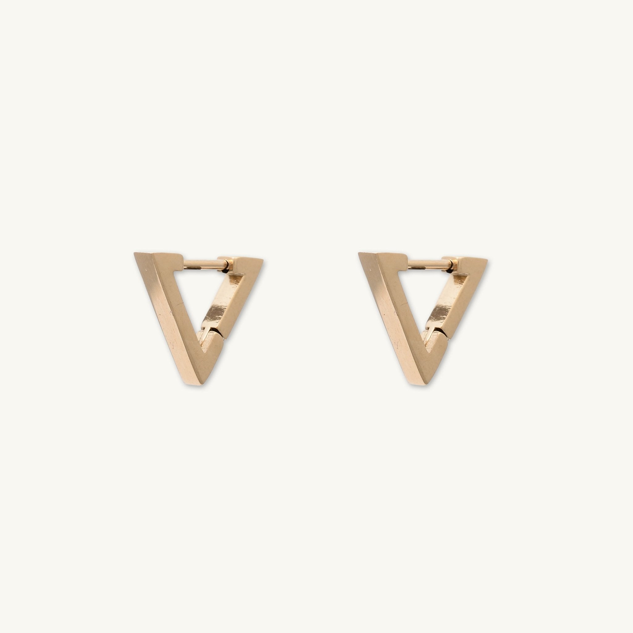Unisex Triangle Hoop Earrings - Camile & Stone