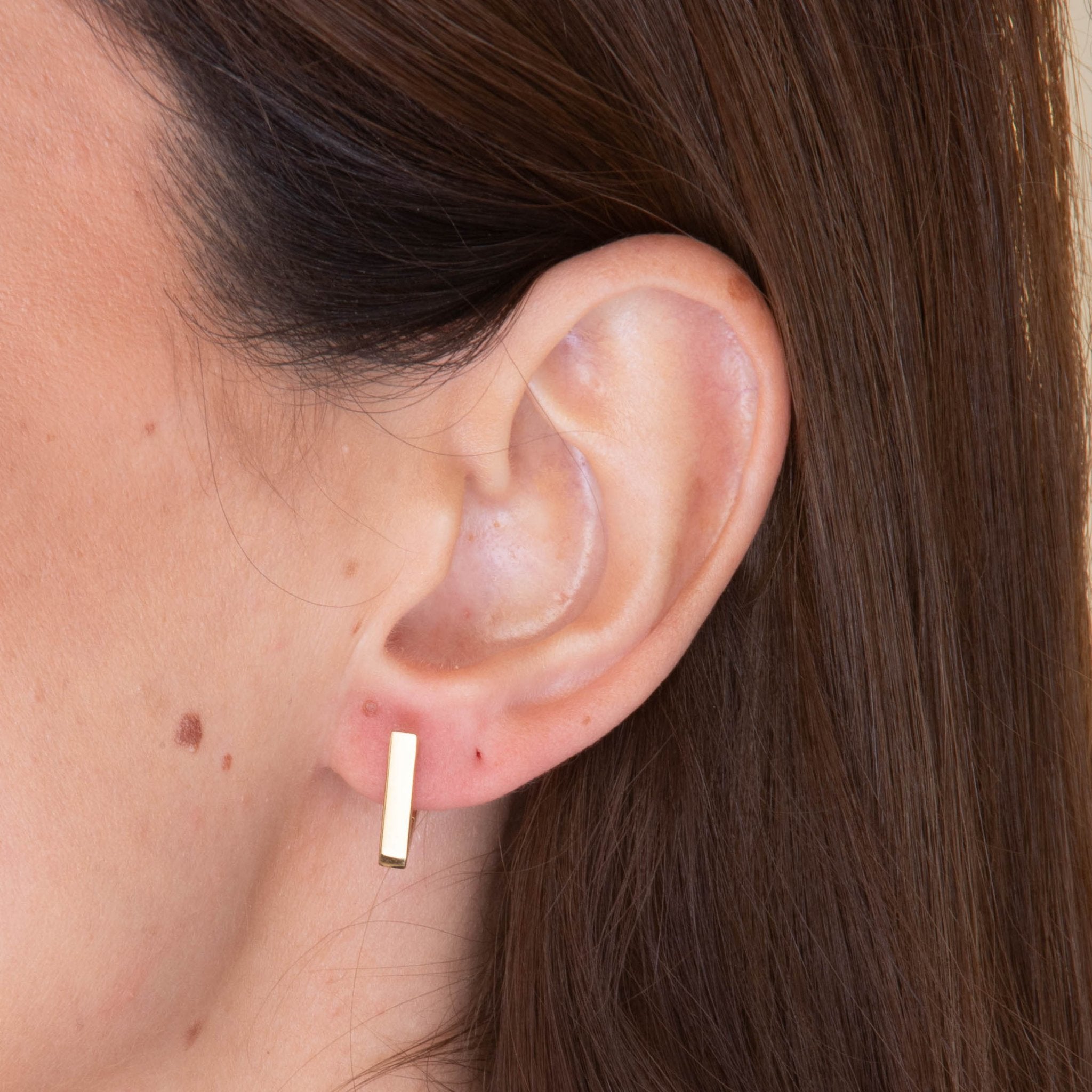 Unisex Triangle Hoop Earrings - Camile & Stone