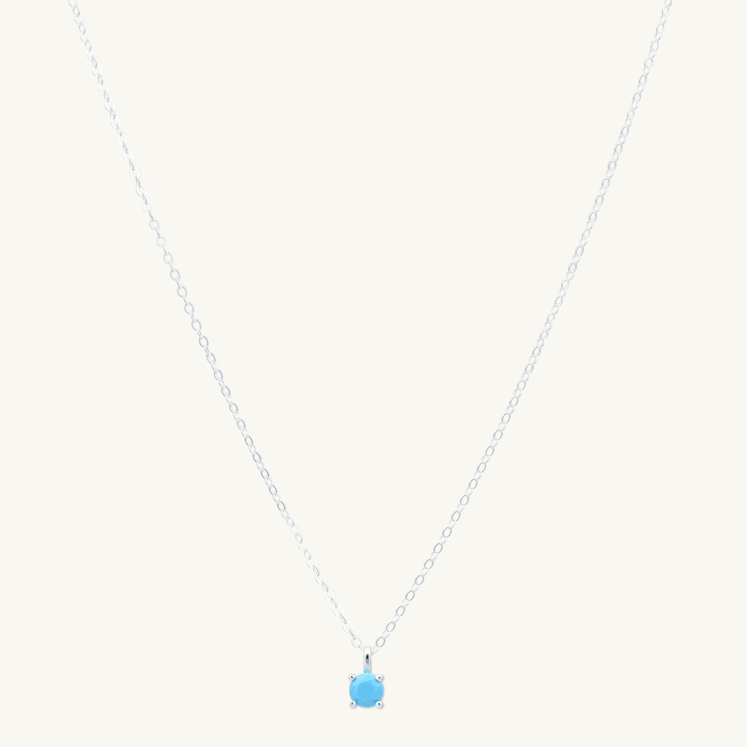 Classic Birthstone Necklace December