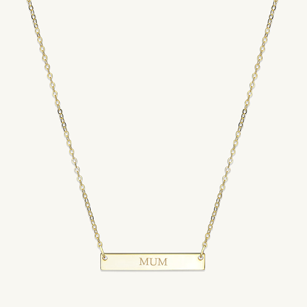 14k Gold Mum Necklace