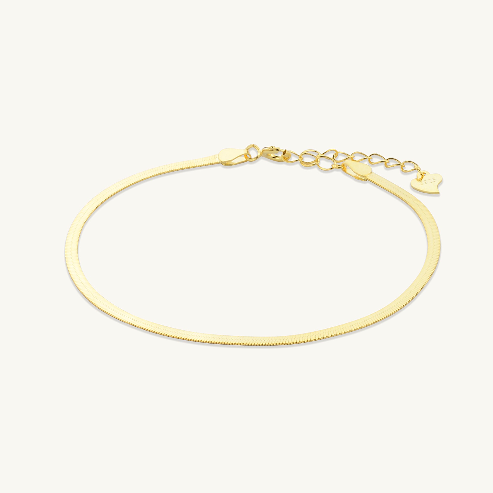 Classic Herringbone Chain Bracelet