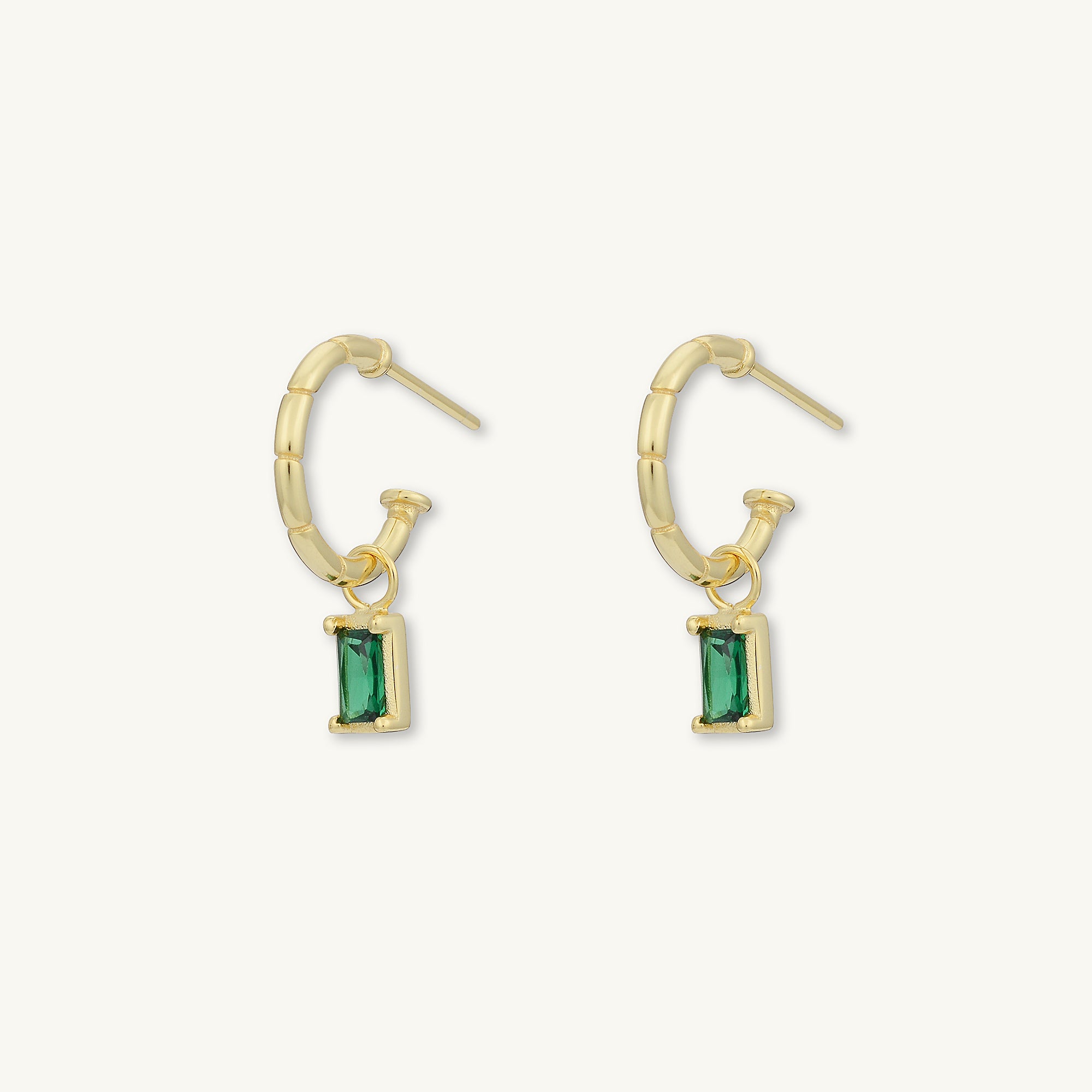 Emerald Earring/Emerald Cut popular Lever back Emerald Earring/ Baguette Earring/Emerald Baguette Earring/ Emerald Lever Back Silver Earring x4