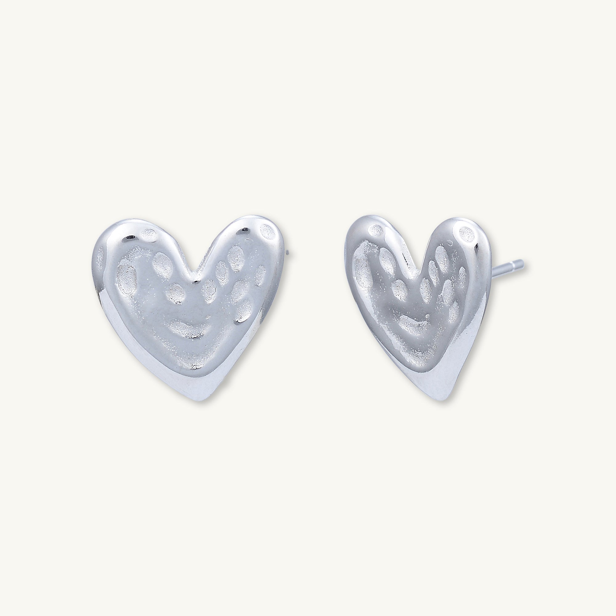 Molten Heart Statement Earrings