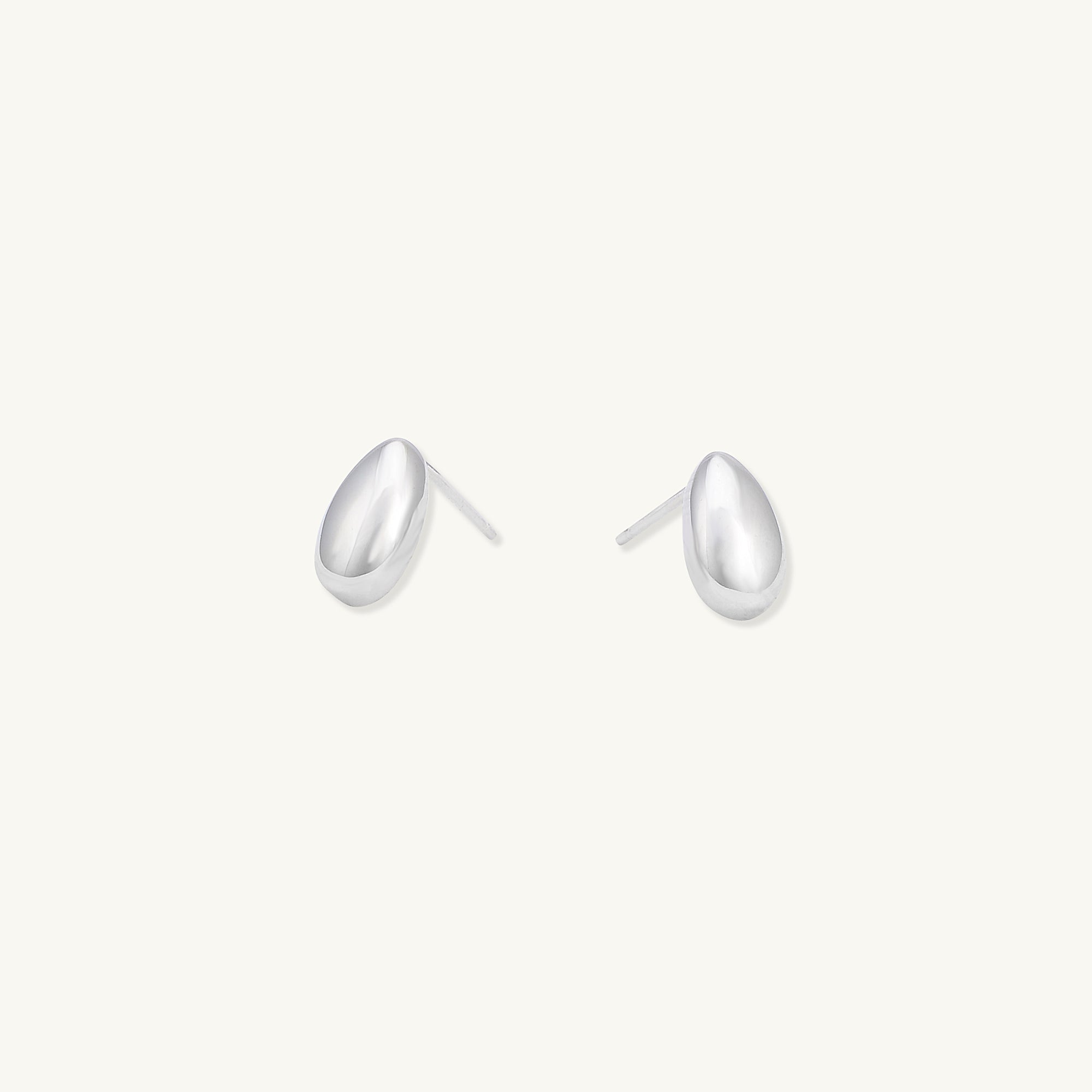 Dome Waterdrop Stud Earrings