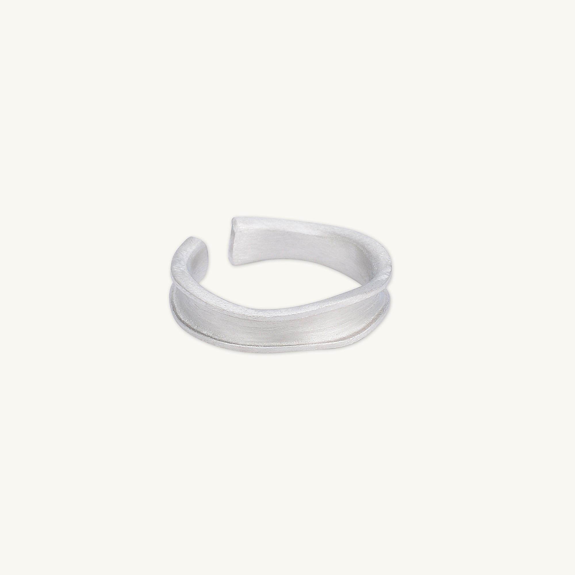 Swirl Statement Open Adjustable Ring
