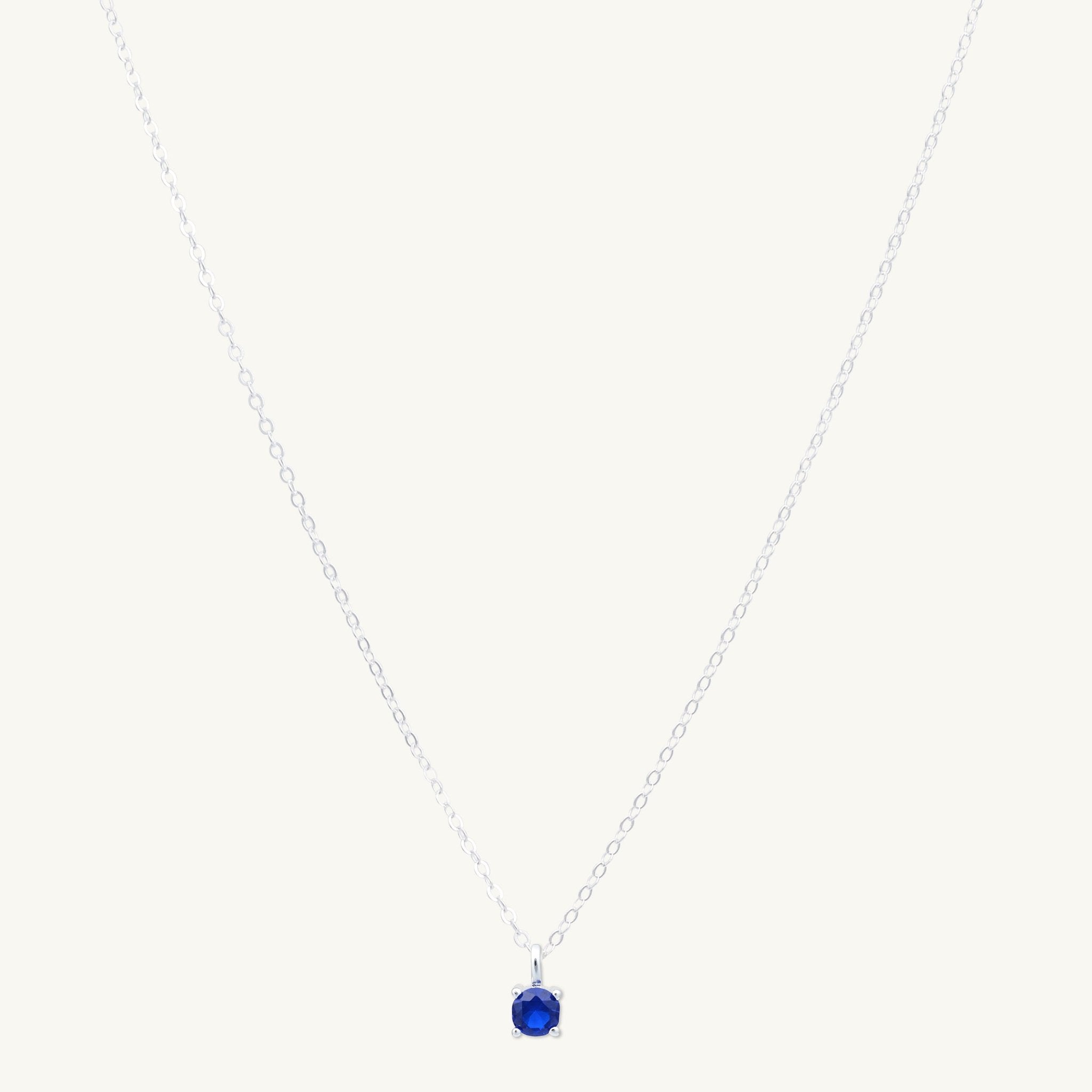Classic Birthstone Necklace September - Camile & Stone