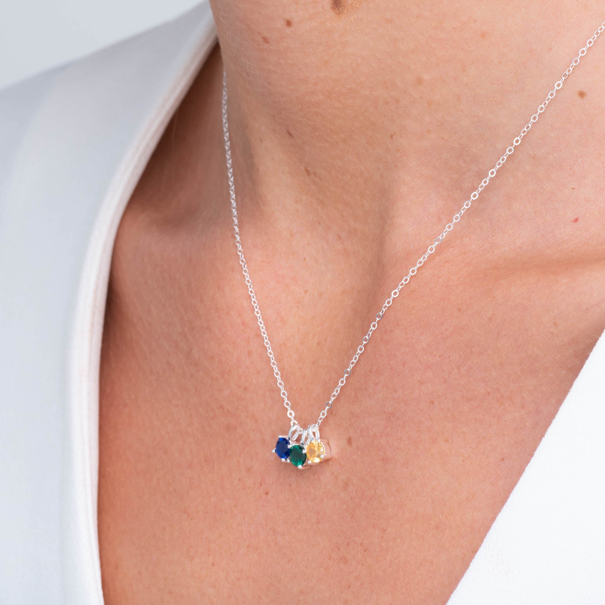 Classic Birthstone Necklace September - Camile & Stone