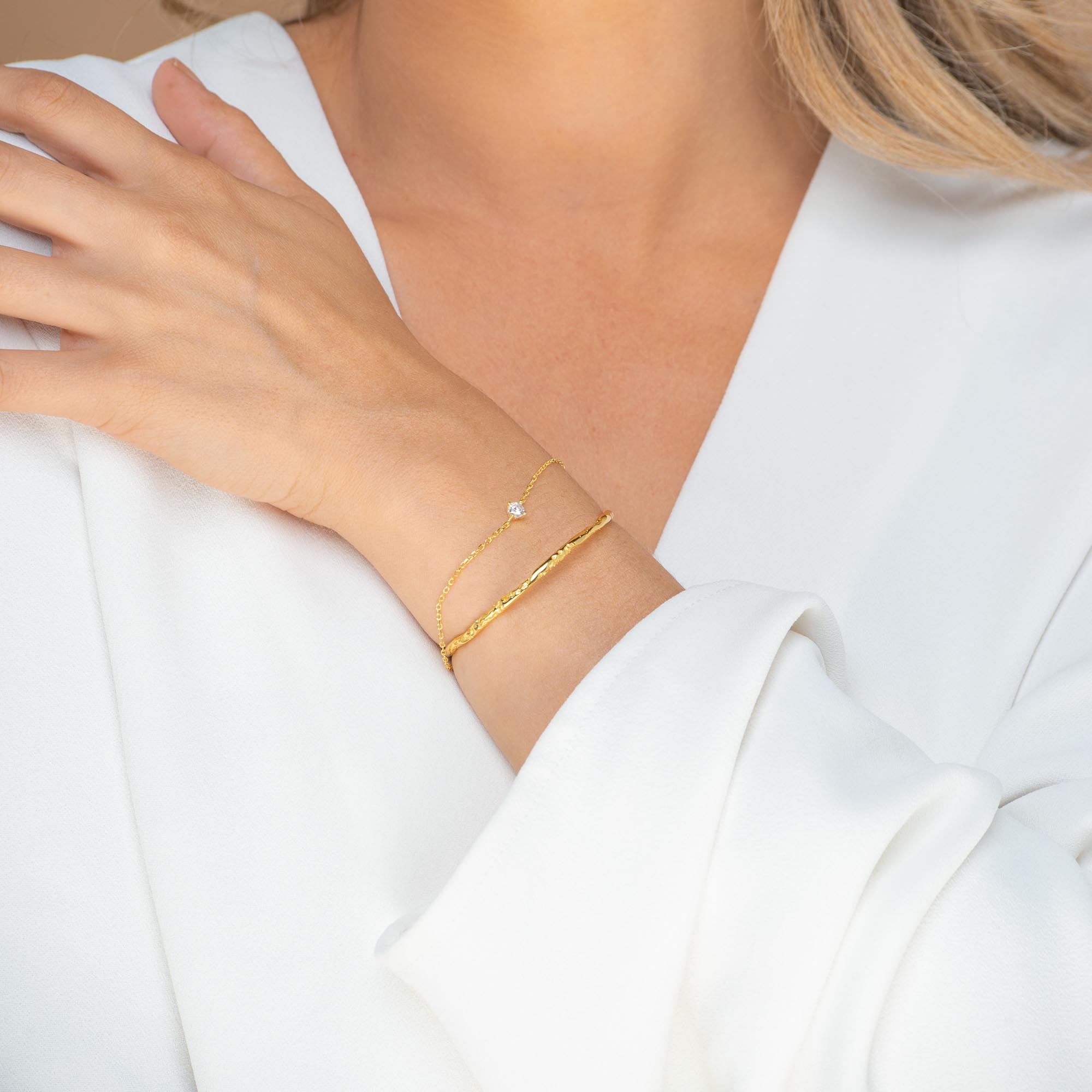 Classic Sapphire Chain Bracelet - Camile & Stone