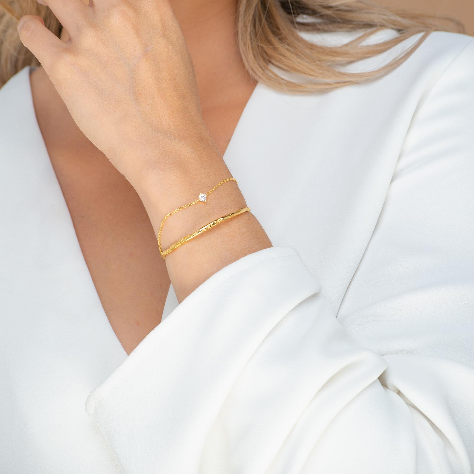 Classic Sapphire Chain Bracelet - Camile & Stone