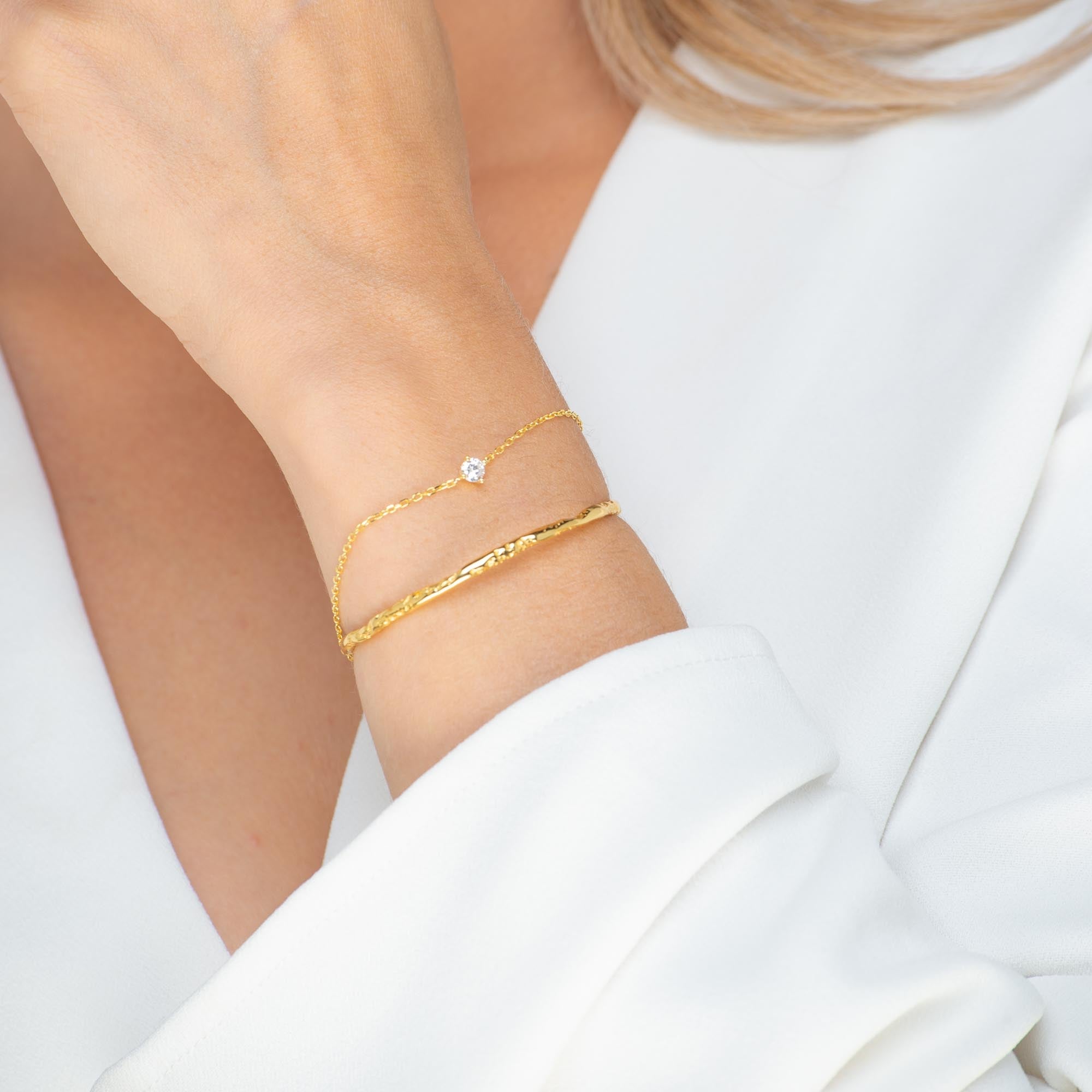 Classic Sapphire Chain Bracelet - Camile & Stone
