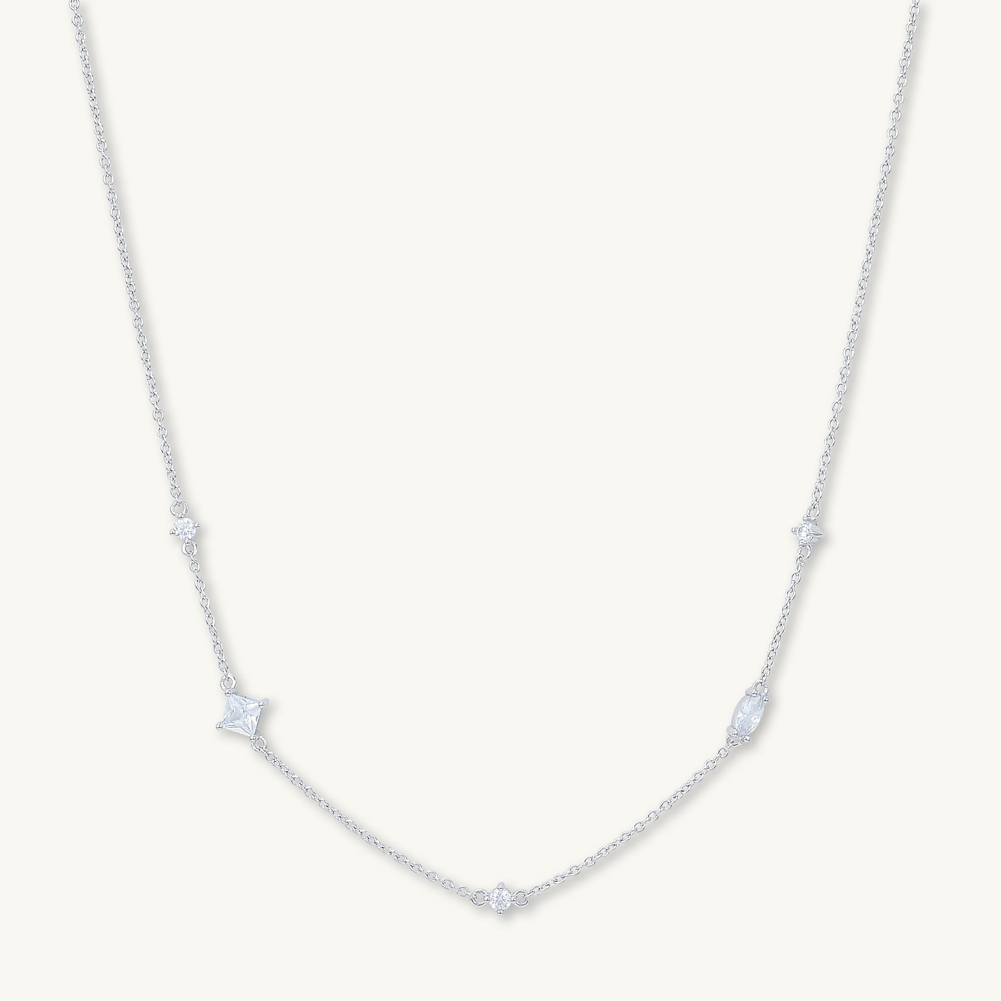 Multi Sapphire Layering Necklace - Camile & Stone