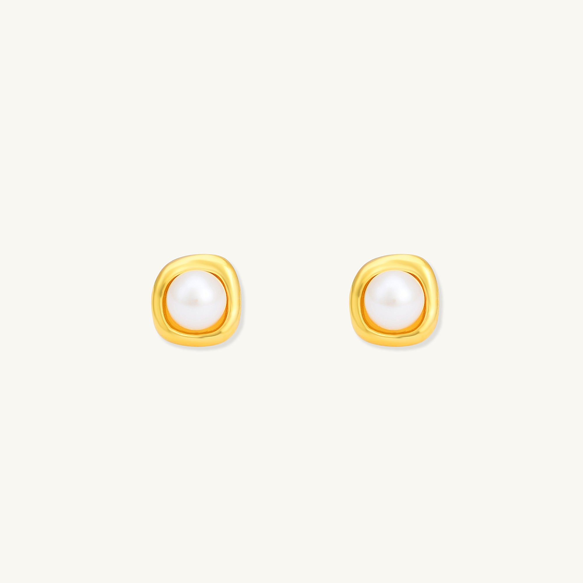 Pearl Halo Stud Earrings - Camile & Stone
